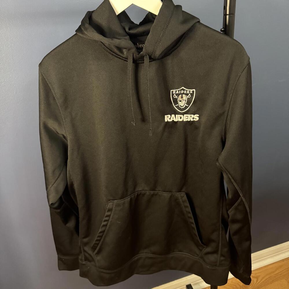 Las Vegas Raiders, Dunbrooke Pullover Hoodie, Black, Mens Medium